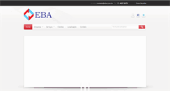 Desktop Screenshot of eba.com.br